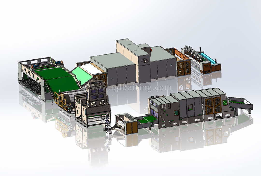 無膠棉電烘箱生產(chǎn)線